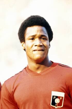 Arsene Auguste (Haiti) Fußball WM Herren Weltmeisterschaft 1974, Länderspiel, Nationalmannschaft, Nationalteam Porträt Olympiastadion München