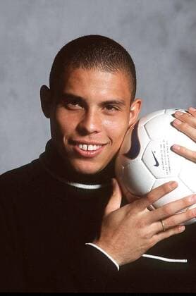 Ronaldo (Inter) Fußball Herren Serie A 2001 2002, 1. Italienische Liga, Studio, Fotostudio, Studioshooting, Internazionale Milano Porträt Mailand