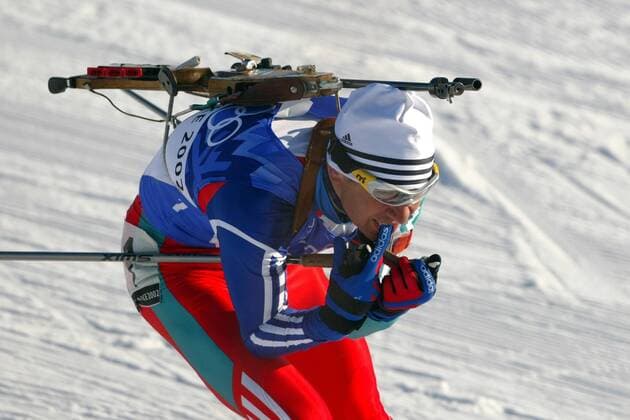 Ole-Einar Björndalen (Norwegen) Biathlon OS Winter Herren Olympische Winterspiele 2002, Olympia, Olympiade, Spiele, Nordischer Skisport, Ski Nordisch Einzelbild Soldier Hollow Salt Lake City Utah