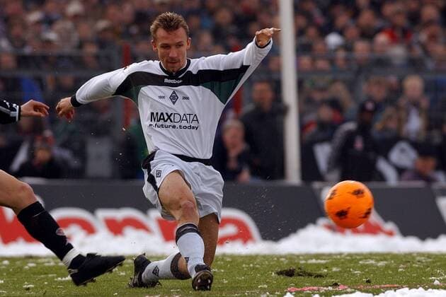 Markus Hausweiler (Gladbach) Fußball 1. BL Herren Saison 2001 2002, Borussia Mönchengladbach Einzelbild Stadion am Millerntor Hamburg Dynamik,