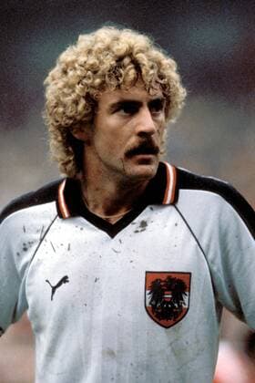 Walter Schachner (Österreich) Fußball WM Herren Weltmeisterschaft 1982, Nationalmannschaft, Nationalteam Porträt Länderspiel Gijon