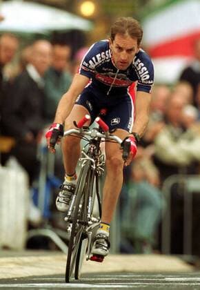 Ivan Gotti (Italien Alessio) Radsport Herren 85. Giro d Italia 2002, Prolog, Radrennsport, Straßenradsport, Straßenradrennsport, Radrennen, Vneg Einzelbild Zeitfahren Groningen Dynamik,