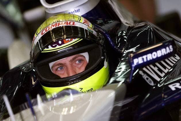 Ralf Schumacher (Deutschland BMW-Williams) im Cockpit seines Boliden Motorsport Grand Prix Herren Großer Preis von Europa 2002, Formel 1 Weltmeisterschaft, F1, F, GP, WM Einzelbild Nürburgring Nürburg