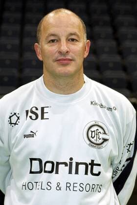 Torwart Stefan Hecker (Gummersbach) Handball 1. BL Herren Saison 2002 2003, VfL Gummersbach, Vorstellung, Präsentation, Pressetermin, Porträttermin Porträt