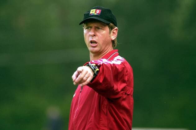 Trainer Uwe Erkenbrecher (Paderborn) Fußball Herren Regionalliga Nord, Saison 2002 2003, 3. Liga, Vdig Einzelbild Hermann-Löns-Stadion Paderborn