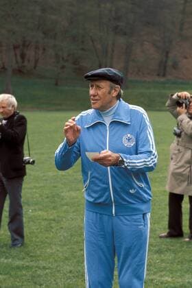 Bundestrainer Helmut Schön (BR Deutschland) Fußball Herren Nationalmannschaft 1978, Nationalteam, BRD, Training, Nationalmannschaftstraining, Einzelbild Hamburg