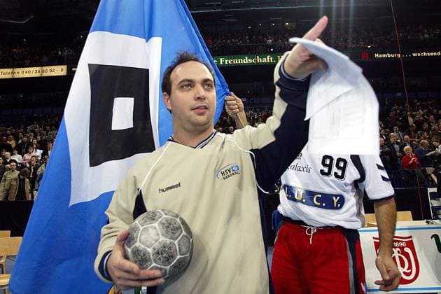 Trainer Bob Hanning (HSV) Handball 1. BL Herren Saison 2002 2003, HSV Hamburg Einzelbild Hamburg