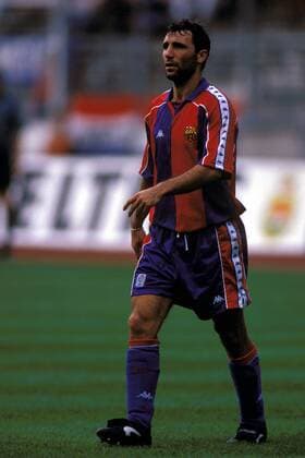 Hristo Stoitchkov (Barca) Fußball EC 3 Herren UEFA-Cup 1995 1996, Pokal, Europapokal, Europacup, Eindhoven - FC Barcelona 2:3, Primera Division, Einzelbild Eindhoven
