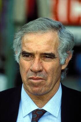 Trainer Luis Aragones (Atletico) nachdenklich Fußball Herren Primera Division 1991 1992, 1. Spanische Liga, Atletico Madrid Porträt Madrid Nachdenklichkeit,