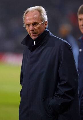 Nationaltrainer Sven Göran Eriksson (England) Fußball Länderspiel Herren Länderspiel 2003, Freundschaftsspiel, Nationalmannschaft, Nationalteam, Nationaltrikot, Einzelbild Upton Park London