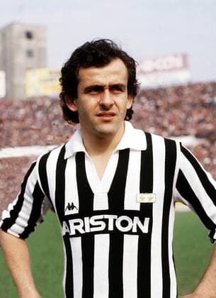 Michel Platini (Juve) Fußball Herren Serie A 1985 1986, 1. Italienische Liga, Juventus Turin Porträt Turin