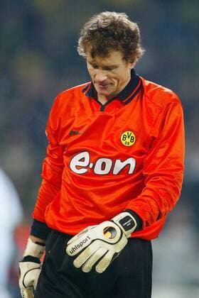 Torwart Jens Lehmann (BVB) enttäuscht Fußball EC 1 Herren Champions League 2002 2003, Borussia Dortmund, Einzelbild Westfalenstadion Dortmund Enttäuschung,