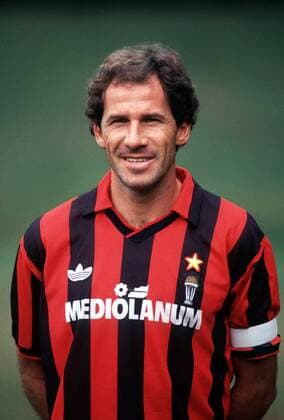 Franco Baresi (Milan) Fußball Herren Serie A 1991 1992, 1. Italienische Liga, AC Mailand Porträt Mailand