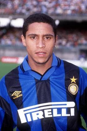 Roberto Carlos (Inter) Fußball Herren Serie A 1995 1996, 1. Italienische Liga, Internazionale Mailand Porträt Mailand