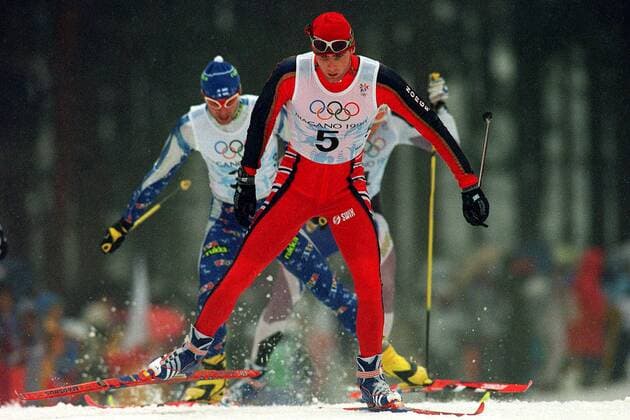 OLYMPIC LEGENDS: Thomas Alsgaard Thomas Alsgaard (Norwegen) Nordischer Skilauf OS Winter Herren Olympische Winterspiele 1998, Olympia, Olympiade, Spiele, Skisport, Ski Nordisch, Langlauf, Vneg Einzelbild Nagano