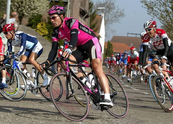 Erik Zabel (Deutschland Telekom) Radsport Herren Amstel Gold Race 2003, Straßenradsport Einzelbild Niederlande