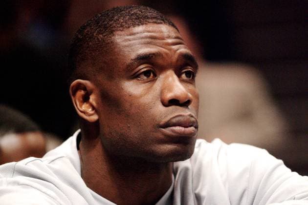 Dikembe Mutombo (New Jersey Nets) Basketball Herren NBA 2002 2003, Eastern Conference Finals, Halbfinale, PlayOffs, New Jersey Nets Porträt New Jersey
