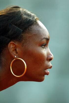 Venus Williams (USA) Tennis Damen French Open 2003, Grand Slam, WTA-Tour, Porträt Roland Garros Paris  