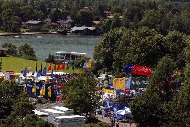 Beachvolleyballanlage am Tegernsee Beachvolleyball Vodafone Masters 2003, Beach, Vdig Totale Tegernsee