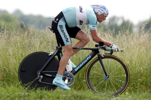 Jan Ullrich (Deutschland Bianchi) Radsport Herren Deutschland-Tour 2003, Deutschlandtour, Deutschlandrundfahrt, Rundfahrt, Straße, Straßenradsport, Einzelbild Bretten
