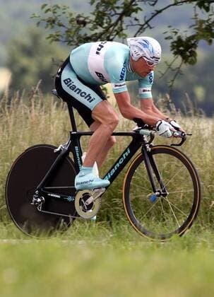 Jan Ullrich (Deutschland Bianchi) Radsport Herren Deutschland-Tour 2003, Deutschlandtour, Deutschlandrundfahrt, Rundfahrt, Straße, Straßenradsport, Einzelbild Bretten