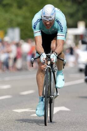 Jan Ullrich (Deutschland Bianchi) Radsport Herren Deutschland-Tour 2003, Deutschlandtour, Deutschlandrundfahrt, Rundfahrt, Straße, Straßenradsport, Einzelbild Bretten Dynamik,
