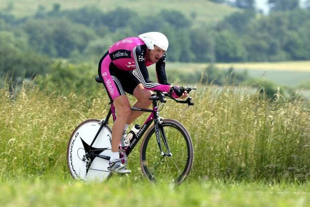 Rolf Aldag (Deutschland Team Telekom) Radsport Herren Deutschlandtour 2003, Deutschland-Tour, Deutschlandrundfahrt, Rundfahrt, Straße, Rad, Vdig Totale Bretten