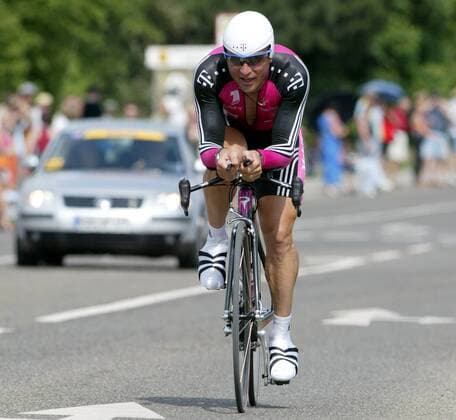 Steffen Wesemann (Deutschland Team Telekom) Radsport Herren Deutschlandtour 2003, Deutschland-Tour, Deutschlandrundfahrt, Rundfahrt, Straße, Rad, Vdig Einzelbild Bretten