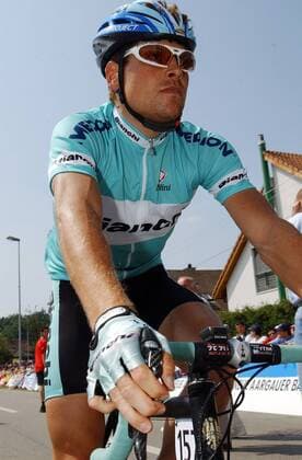 Jan Ullrich (Deutschland Bianchi) Radsport Herren 40. Großer Preis des Kanton Aargau 2003, Gippinger Radsporttage, Straßenradsport, Straße, Rad, Vdig Einzelbild Gippingen