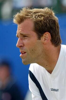 Greg Rusedski (England) Tennis Herren Samsung Open 2003, ATP-Tour, Vdig, Finale, Endspiel Einzelbild Nottingham