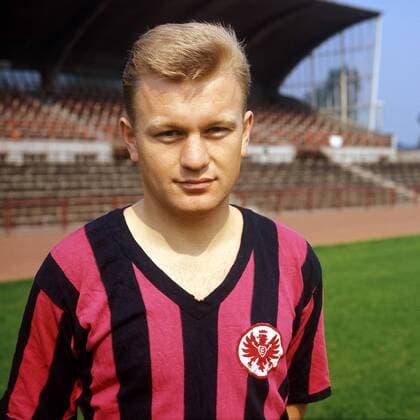 Lothar Schämer (Eintracht Frankfurt) Fußball 1. BL Herren Saison 1966 1967, Eintracht Frankfurt, Mfdia Porträt Frankfurt M.