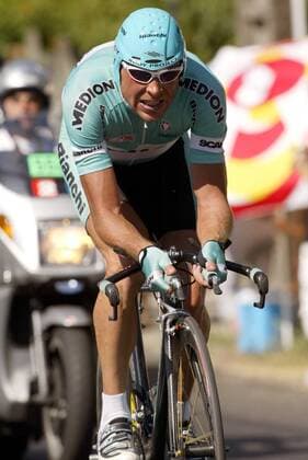 Jan Ullrich (Deutschland Bianchi) Radsport Herren Tour de France 2003, Straßenradsport, Straße, Rad, Einzelzeitfahren, Zeitfahren Einzelbild 12. Etappe Gaillac - Cap Decouverte