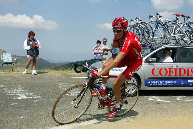 Jörg Ludewig (Deutschland Saeco) Radsport Herren Tour de France 2003, Rad, Straße, Straßenradsport, Vdig Einzelbild 13. Etappe: Toulouse - Plateau de Bonascre
