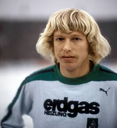 Calle del Haye (Gladbach) Fußball 1. BL Herren Saison 1978 1979, Nürnberg - Borussia Mönchengladbach 1:0, Mfdia Porträt Nürnberg