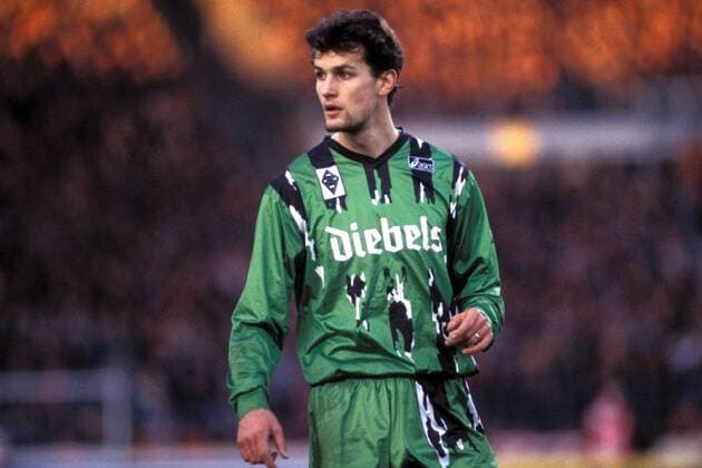 Heiko Herrlich (Gladbach) Fußball 1. BL Herren Saison 1994 1995, Stuttgart- Borussia Mönchengladbach 2:4, Vdia Einzelbild Stuttgart