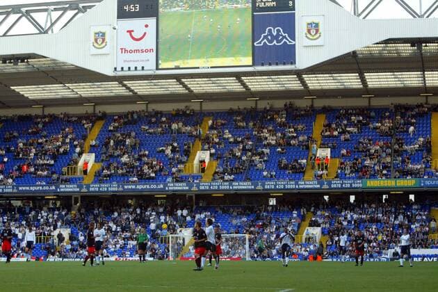 White Hart Lane - das Stadion der Tottenham Hotspurs Fußball Herren English Premier League 2003 2004, 1. Englische Liga, Tottenham Hotspurs, Hotspur, Vdig, Totale White Hart Lane London