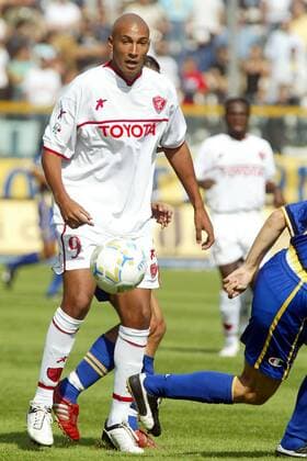 Jay Bothroyd (Perugia) Fußball Herren Serie A 2003 2004, 1. Italienische Liga, AC Parma- AC Perugia 3:0 Einzelbild Parma Dynamik,