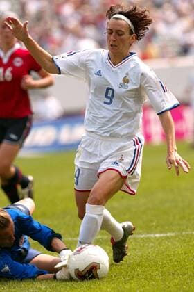 Marinette Pichon (Frankreich) Fußball WM Damen Weltmeisterschaft 2003, Länderspiel, Frauen, Frauenfußball, Vdig Gruppe Philadelphia Dynamik,  
