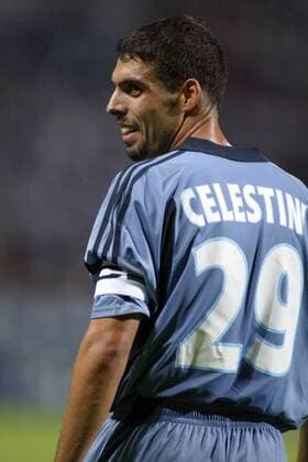 Fabio Celestini (Marseille) Fußball EC 1 Herren Champions League 2003 2004, Olympique Marseille, OM, Ligue Une, 1. Französische Liga Einzelbild Marseille  