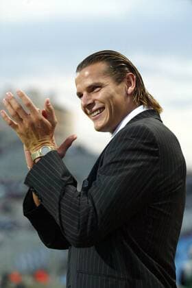 Daniel van Buyten (Marseille) Fußball EC 1 Herren Champions League 2003 2004, Olympique Marseille, OM, Ligue Une, 1. Französische Liga Einzelbild Marseille  