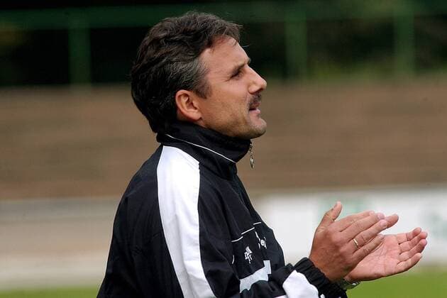 Trainer Dirk Helmig (Wattenscheid) Fußball Herren A-Jugend Regionalliga West 2003 2004, Junioren, U19, U 19, Köln - SG Wattenscheid 09 Einzelbild Köln