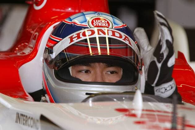 Takuma Sato (Japan BAR-Honda) in seinem Cockpit Motorsport Grand Prix Herren Großer Preis von Japan 2003, Formel 1 Weltmeisterschaft, F1, F, GP, WM, freies Training Einzelbild International Racing Course Suzuka