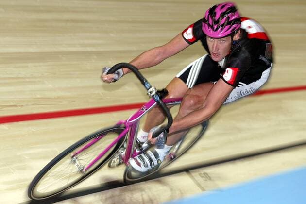 Rolf Aldag (Deutschland) Radsport Herren 62. Dortmunder 6-Tage-Rennen 2003, Sechstagerennen, Sechstage, Sechs, Sixdays, six days, Vdig Einzelbild Dortmund Dynamik,