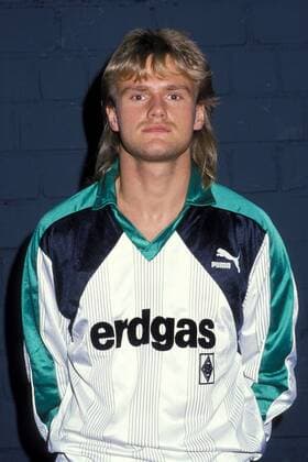Jörg Neun (Gladbach) Fußball 1. BL Herren Saison 1987 1988, Borussia Mönchengladbach, Vorstellung, Präsentation, Pressetermin, Porträttermin, Porträt Mönchengladbach