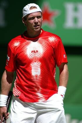 Rainer Schüttler (Deutschland) Tennis Herren Australian Open 2004, ATP-Tour, Grand Slam, Vdig Einzelbild Melbourne