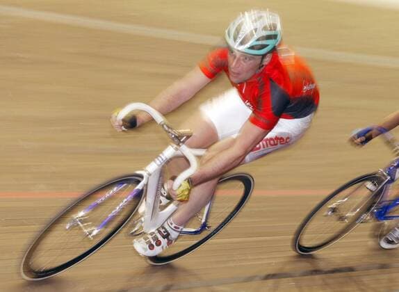Guido Fulst (Deutschland) Radsport Herren 93. Berliner 6-Tage-Rennen 2004, Sechstagerennen, Sechstage, Sechs, Sixdays, six days, Vdig Einzelbild Berlin