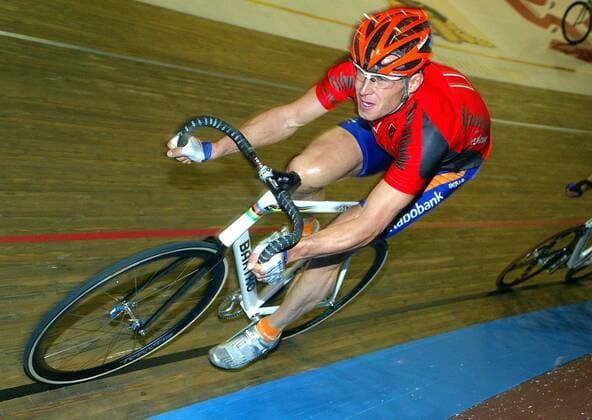 Robert Bartko (Deutschland) Radsport Herren 93. Berliner 6 Tage Rennen 2004, Sechstagerennen, Sechstage, Sechs, Sixdays, six days, Vdig Einzelbild Berlin