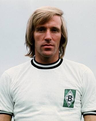 Jubiläumstorschützen der Bundesliga Günter Netzer (Gladbach) Fußball 1. BL Herren Saison 1971 1972, Borussia Mönchengladbach, Vorstellung, Präsentation, Pressetermin, Porträttermin Porträt Mönchengladbach