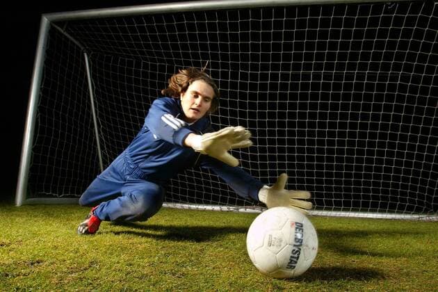 Torfrau Nadine Angerer (Deutschland Turbine Potsdam) Fußball 1. BL Damen Saison 2003 2004, 1.FFC Turbine Potsdam, Shooting, Fotoshooting, Fototermin, Vdig Einzelbild Potsdam Dynamik, Abwehr