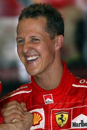 Michael Schumacher (Deutschland Ferrari) freut sich über den die Pole Position zum GP Malaysia 2004 Motorsport Grand Prix Herren Großer Preis von Malaysia 2004, Formel 1 Weltmeisterschaft, F1, F, GP, WM Einzelbild Sepang Kuala Lumpur Freude, Begeisterung,